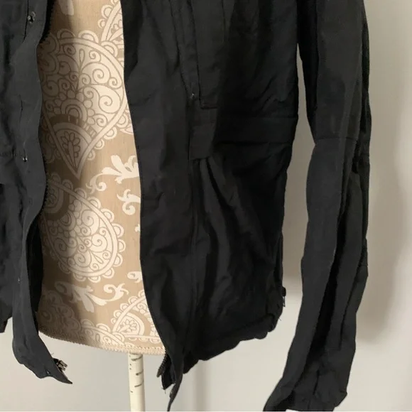 North face // black zip front ski jacket size small - Picture 4 of 10